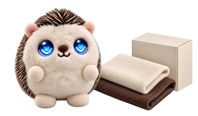 Illustrative plush platform, materials and packaging concept